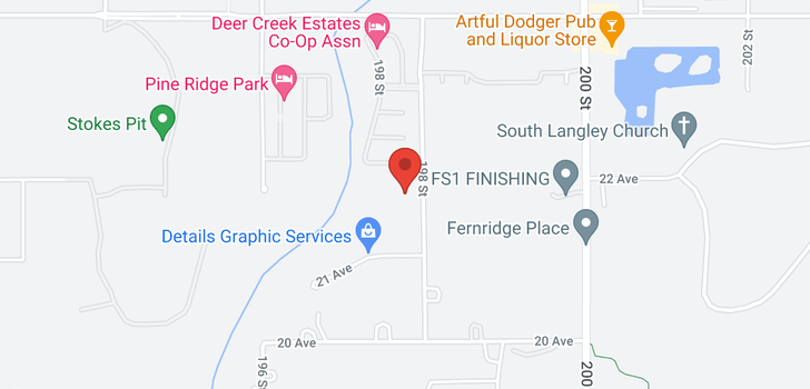 map of 2167 198TH STREET